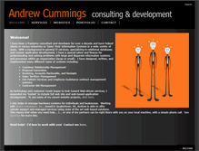 Tablet Screenshot of consulting.andrewcummings.com